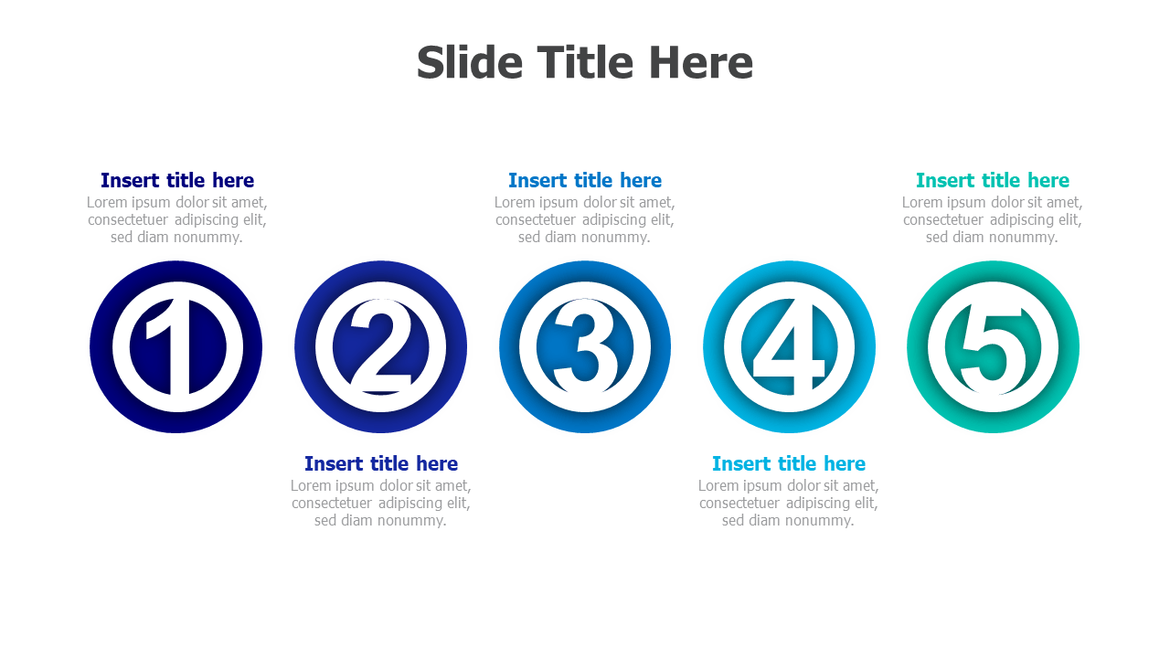 Numbering Infographic Numbering Slides Numbering templates(02)