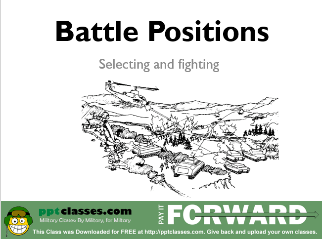 Combat , Warrior Tasks & CTT Archives PowerPoint Ranger, Premade