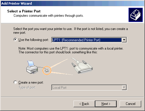 How to install a local printer driver
