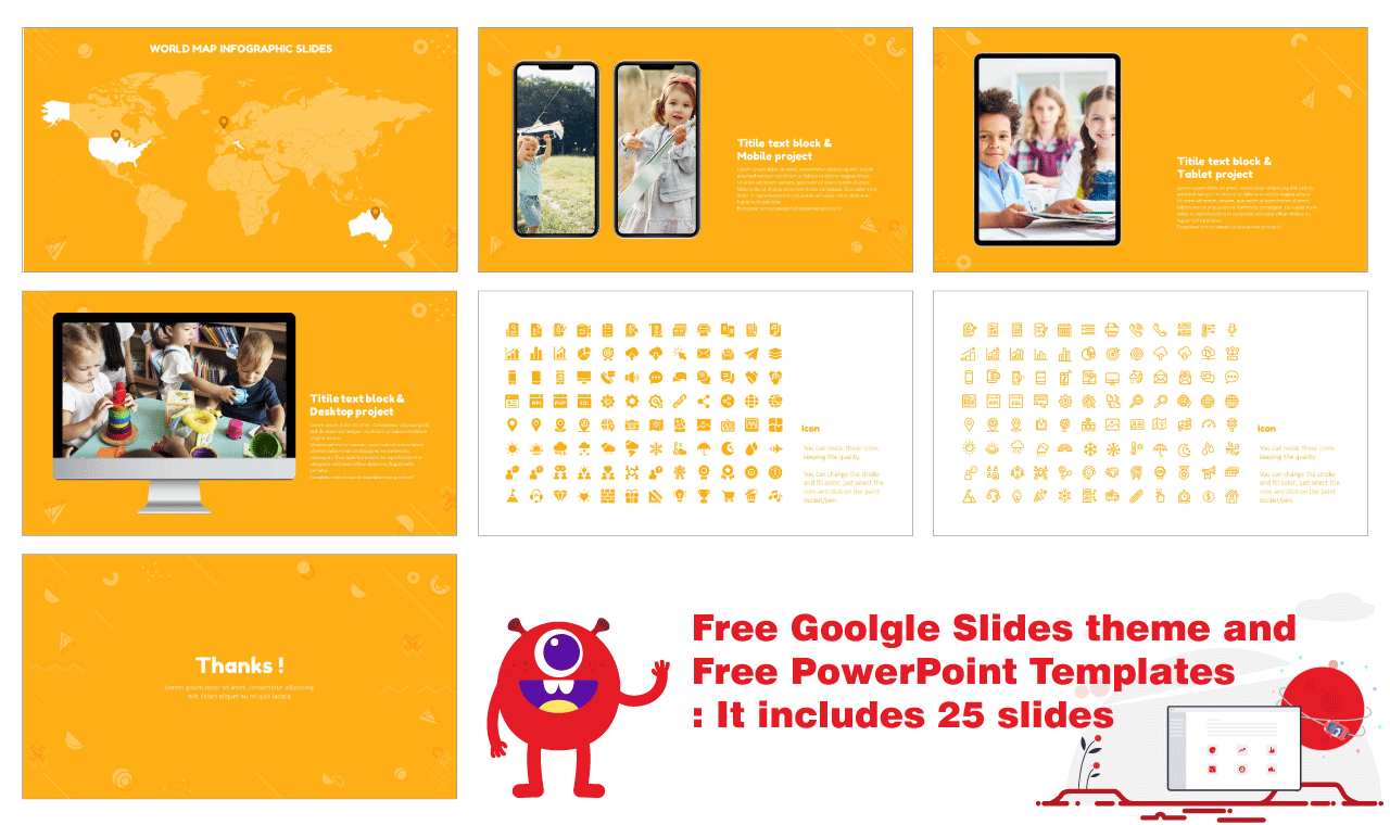 Geometry Memphis Free PowerPoint templates and Google slides themes