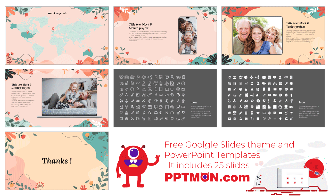 Social Wellness Free Google Slides Theme PowerPoint Template