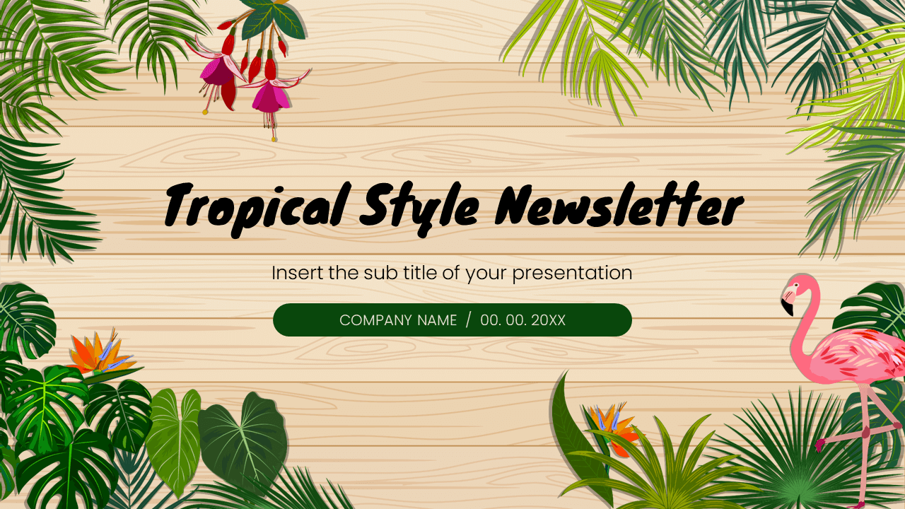 Plant Free Powerpoint templates and Google Slides themes