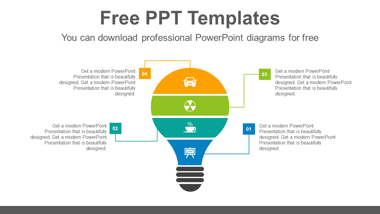 Download Light Bulb Brain Powerpoint Infographic Template