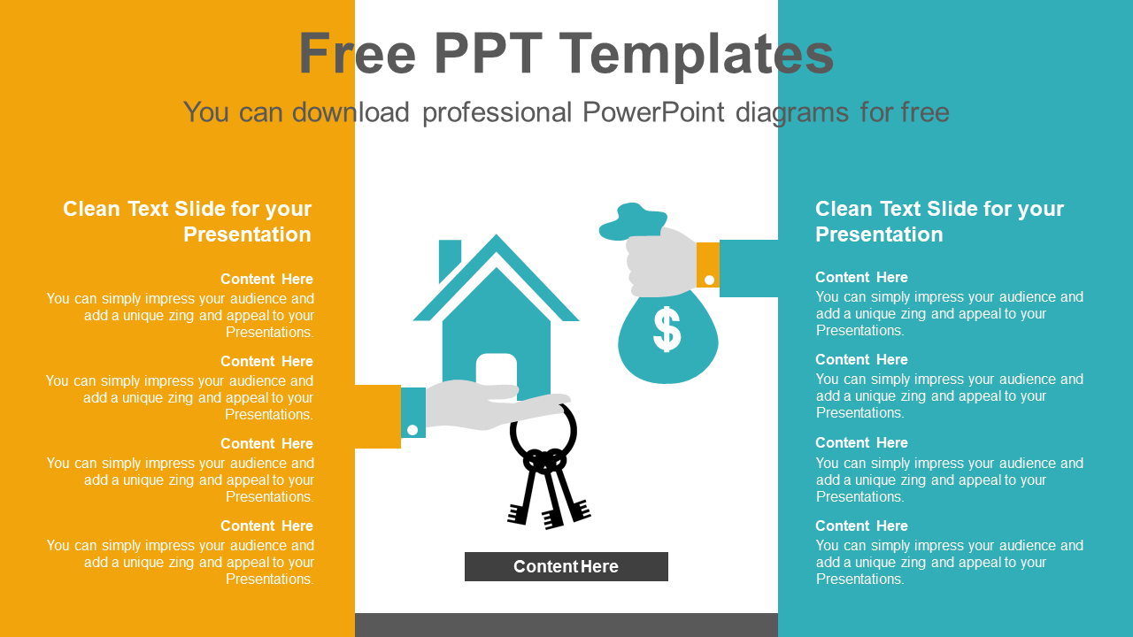 Download Real Estate Trading Brain Powerpoint Infographic Template