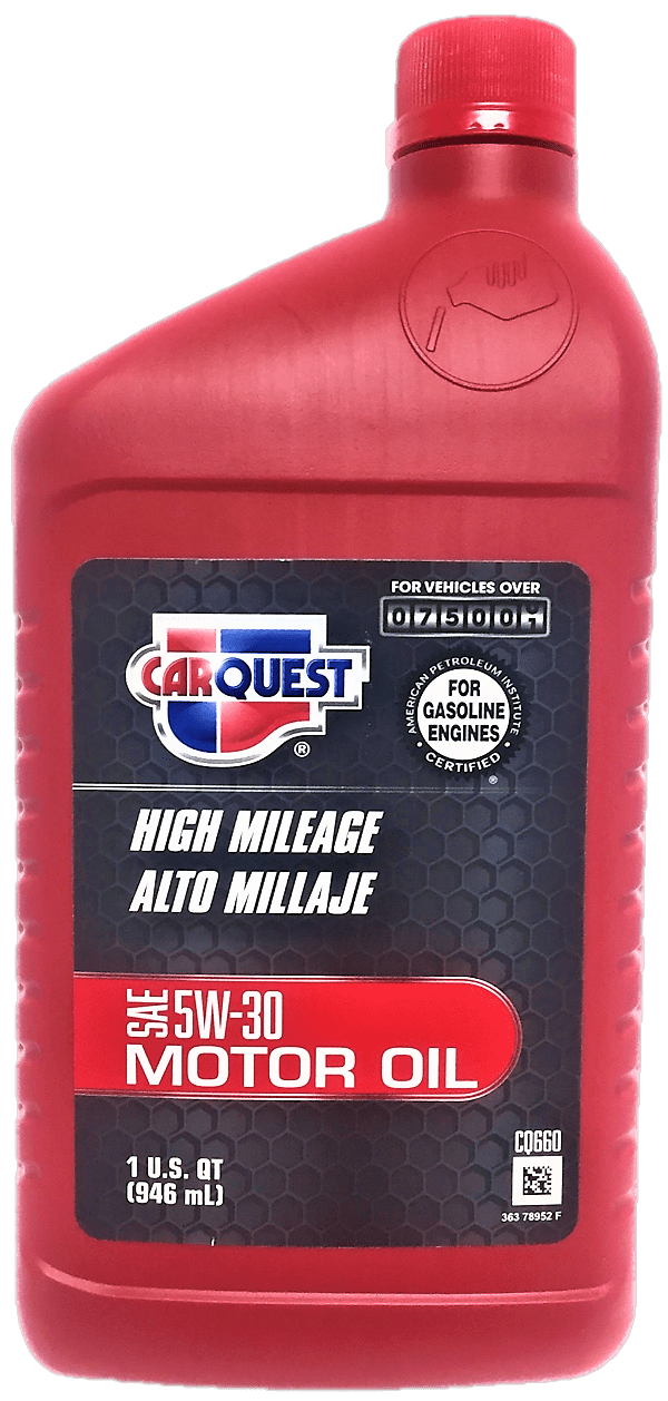 CarQuest High Mileage SAE 5W30 Motor Oil API SN/ILSAC GF5
