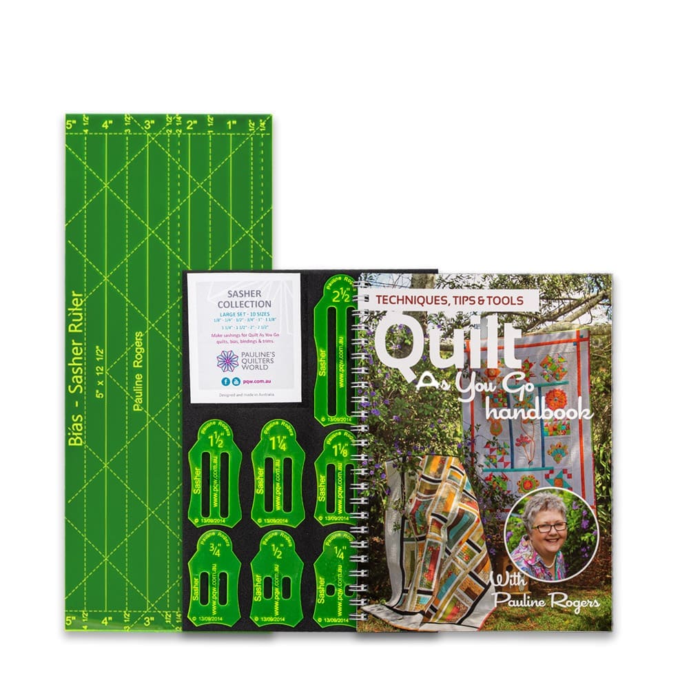 Quilt As You Go Starter Kit Learn Pauline Roger's QAYG Techniques