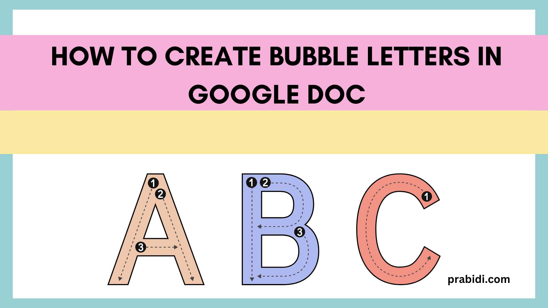 How to Create Bubble Letters in Google Docs A Comprehensive Guide