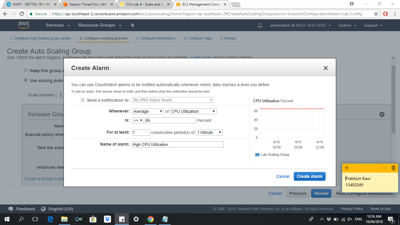 CCA Lab 6Scale and Load Balance your Architecture Networking