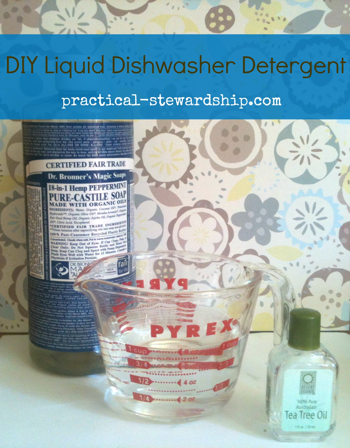 DIY Liquid Dishwasher Detergent Practical