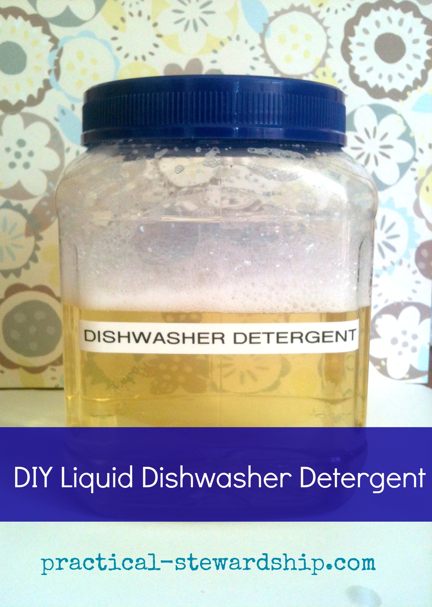 Revised & Improved Homemade Three Ingredient Liquid Dishwasher
