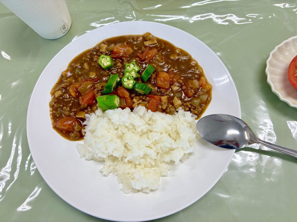 夏野菜キーマカレー