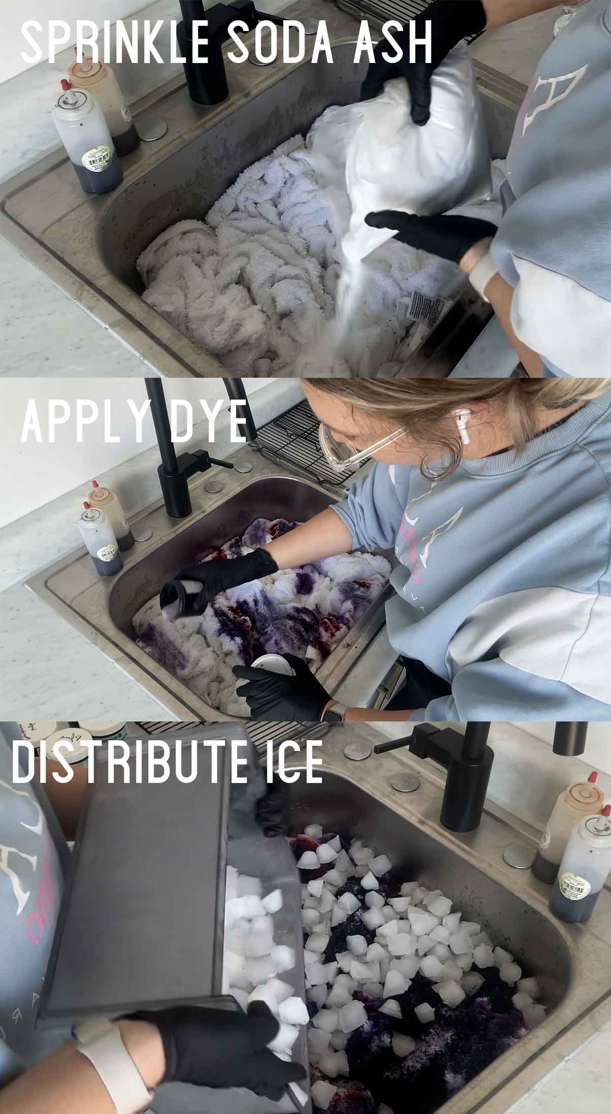 How to Tie Dye Bath Towels PRACTICAL & PRETTY