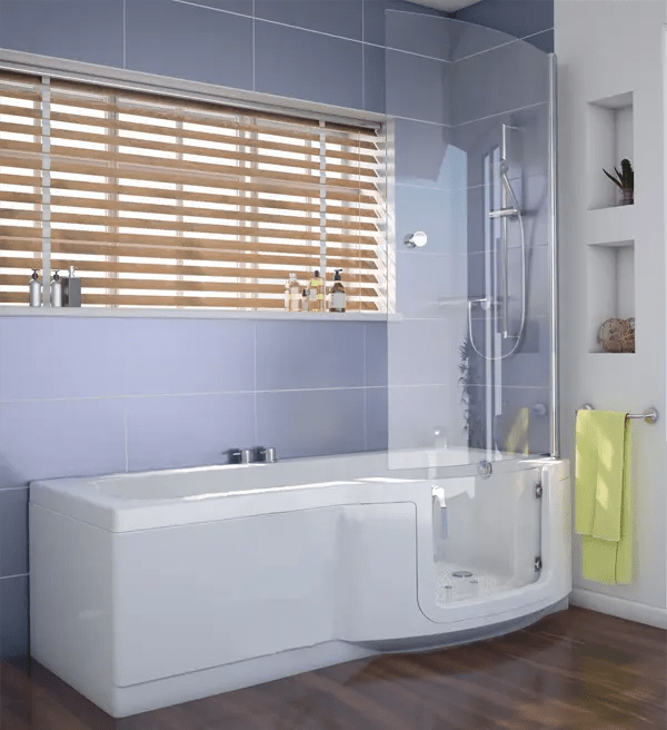 Twin Line WalkIn Bathtub And Shower Combo, 46 OFF