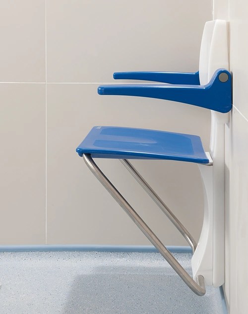Impey Slimfold shower seat stylish shower seating! Practical Bathing