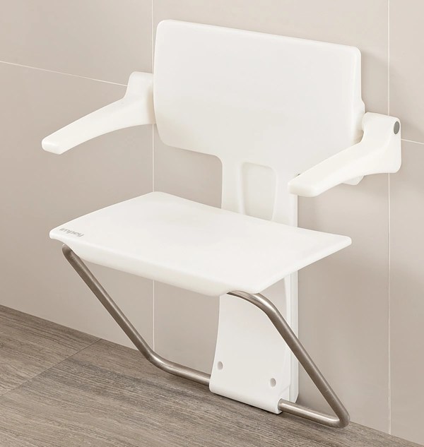 Impey Slimfold shower seat stylish shower seating! Practical Bathing
