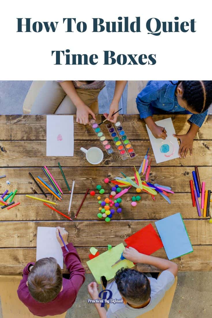 How to Build Quiet Boxes for the Working Homeschool Mom
