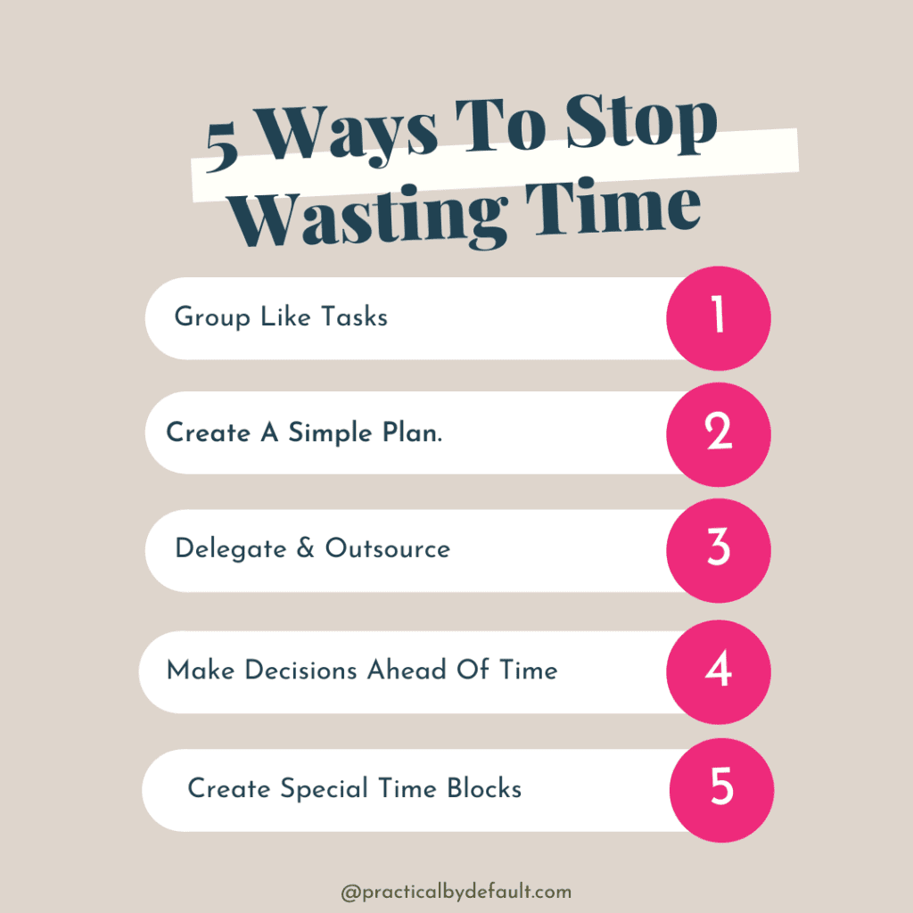 How to Stop Wasting Time And Be A More Productive Working Mom