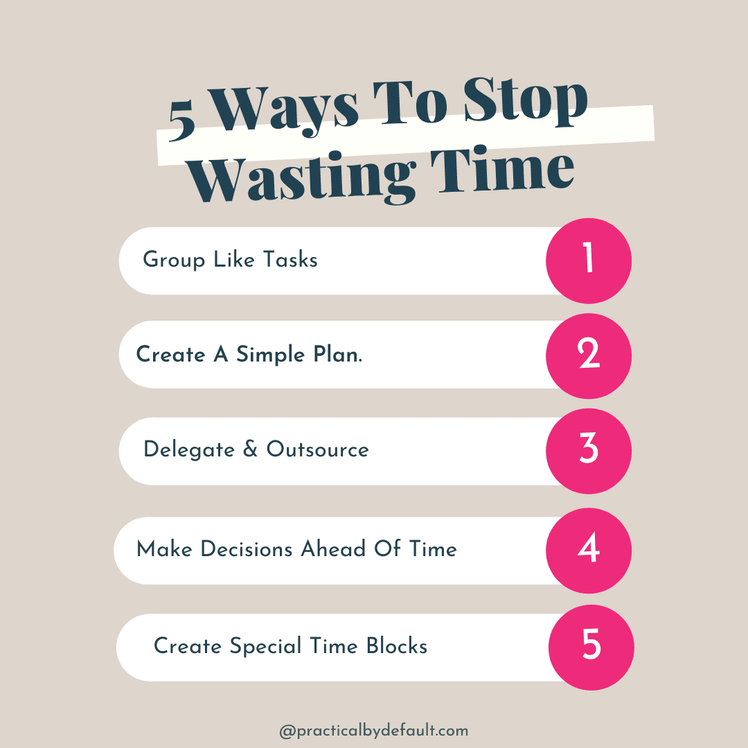 How to Stop Wasting Time And Be A More Productive Working Mom