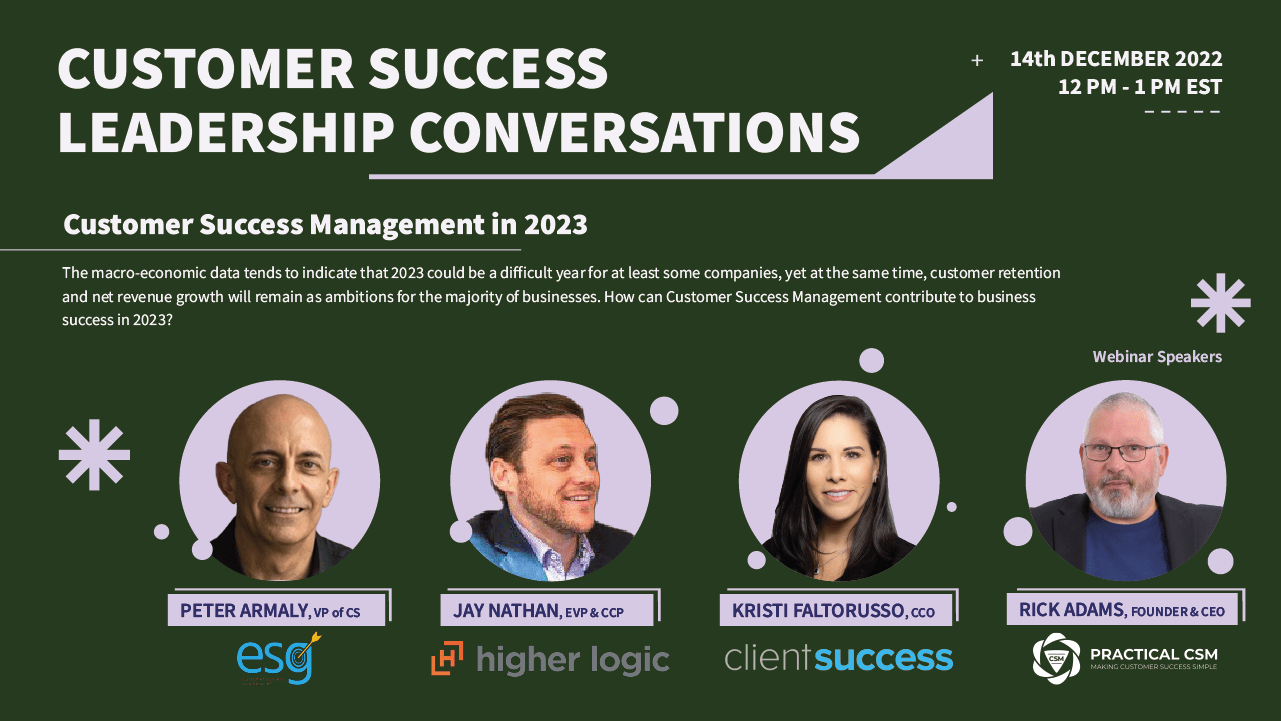 Customer Success Management in 2023 Practical CSM