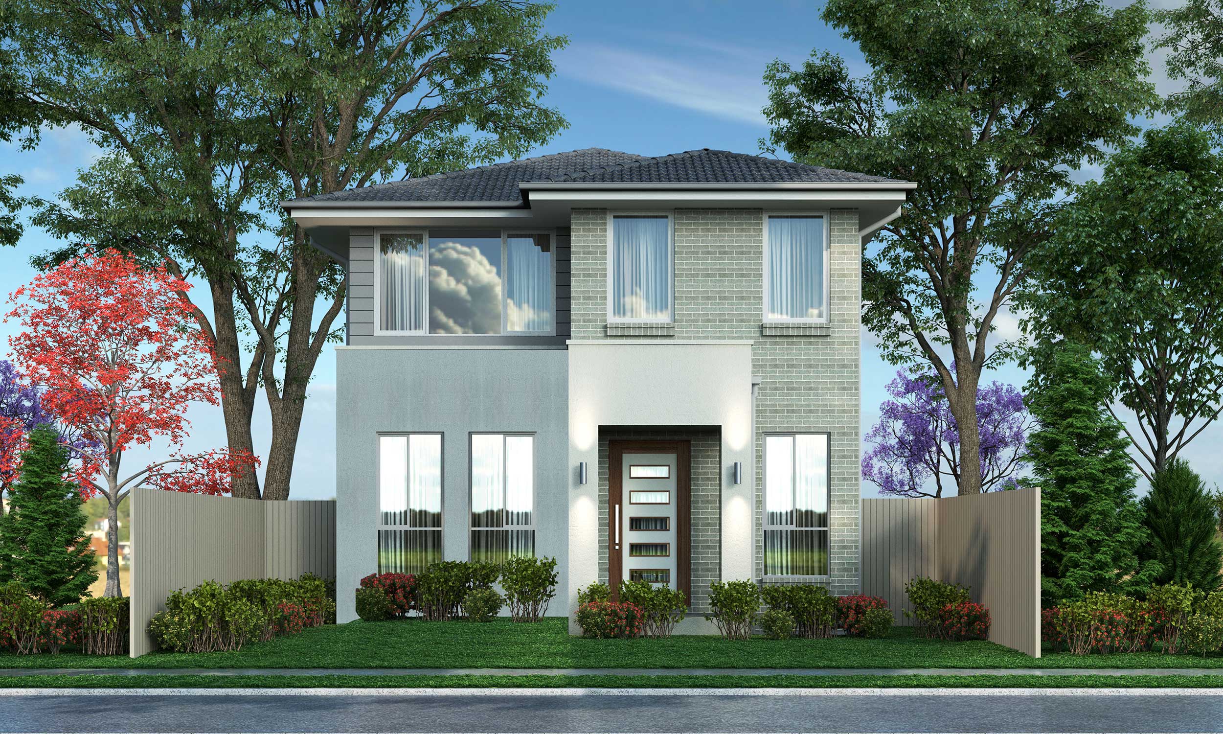 Monza New Side Rear Home Design Sydney Builder NSW Practical Homes