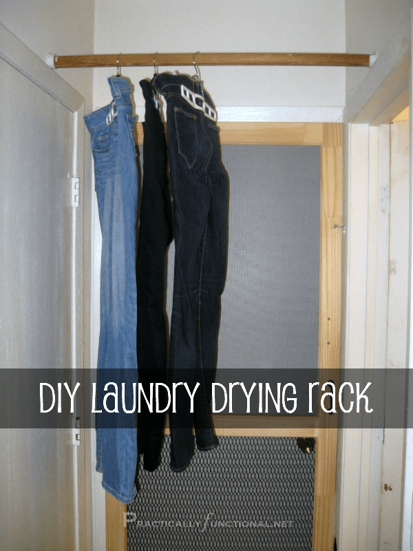DIY Laundry Drying Rack