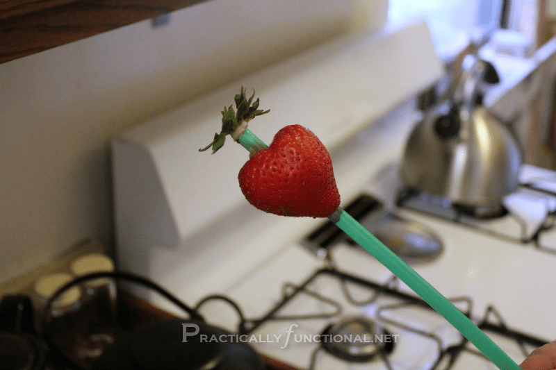 Simple Trick For Hulling Strawberries