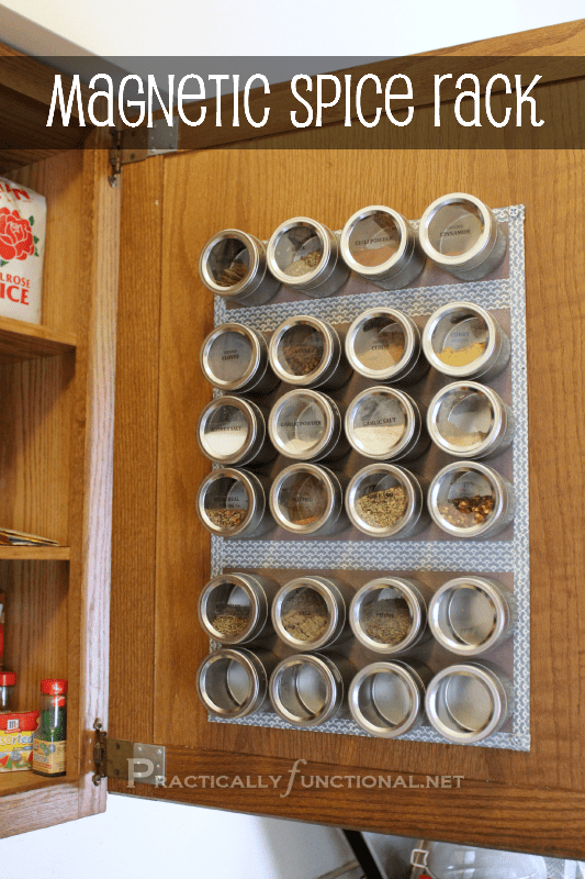 Organize Your Spices With A Spice Rack Practically Functional