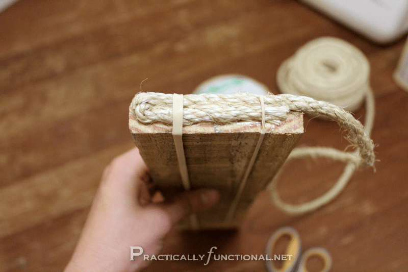 DIY Sisal Scratching Post {Caturday 6} Practically Functional