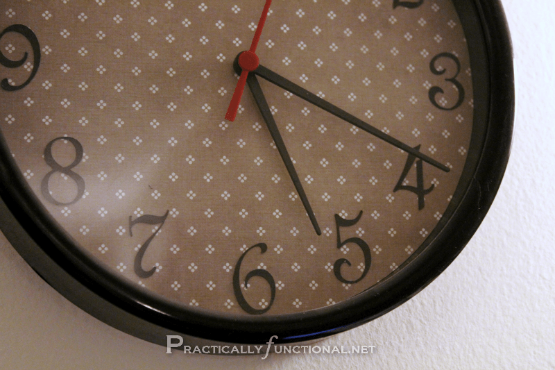 Simple DIY Clock Makeover! Practically Functional
