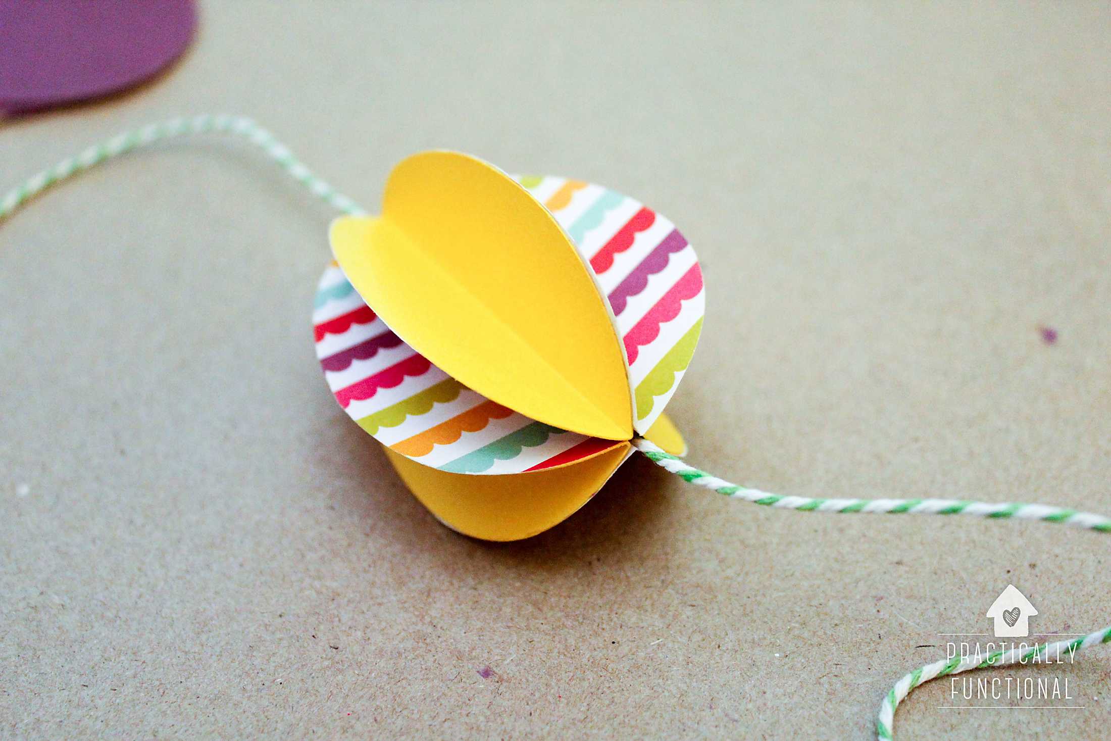 Paper Easter Egg Garland