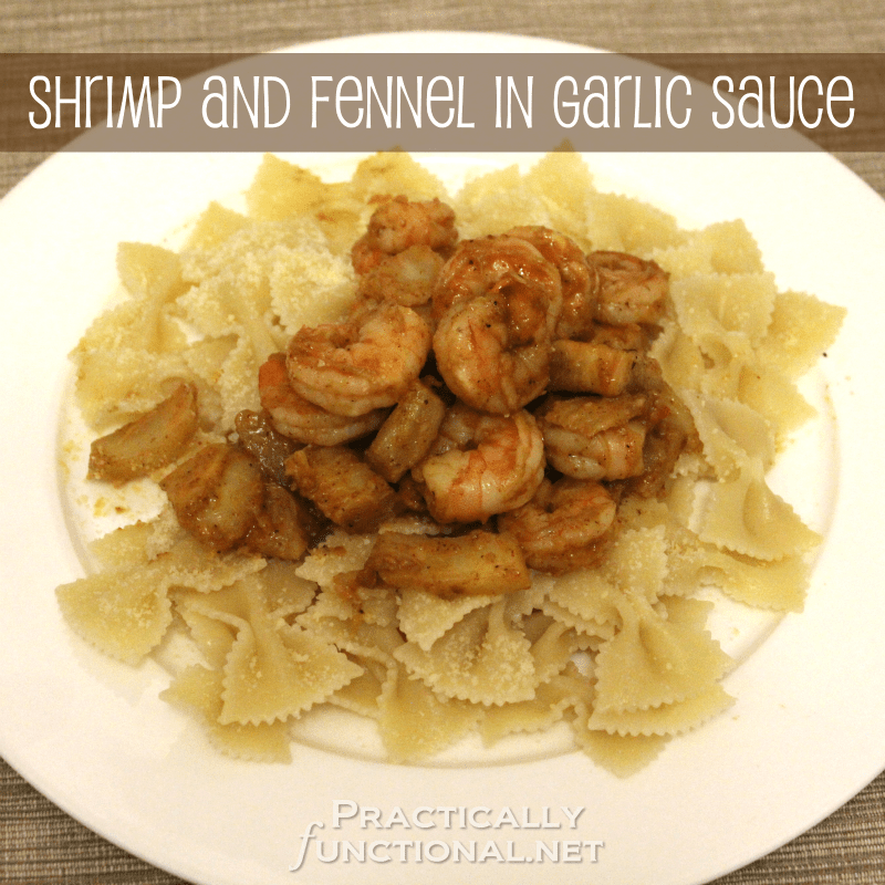 Shrimp And Fennel In Garlic Sauce Recipe