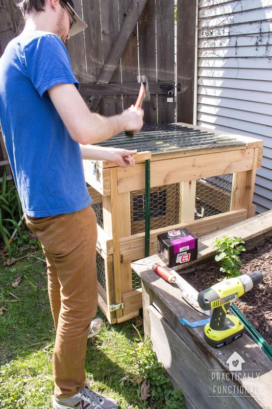 How To Build A DIY Compost Bin + Free Plans & Cut List!