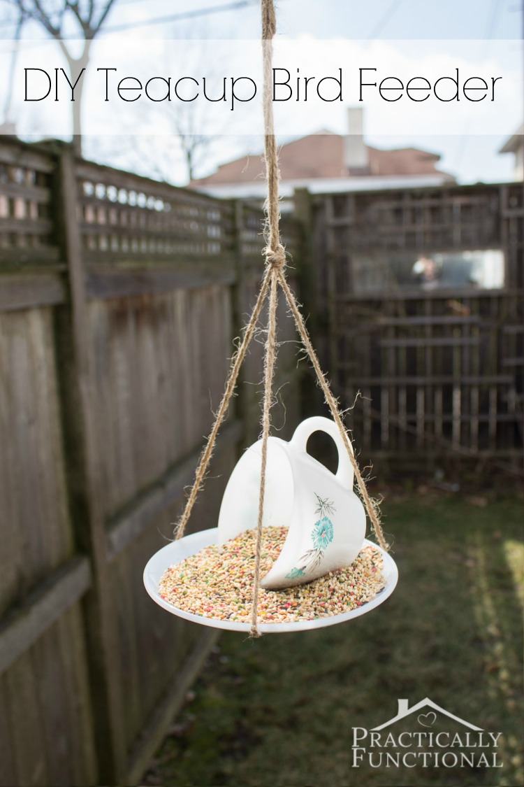 How To Make A Teacup Bird Feeder