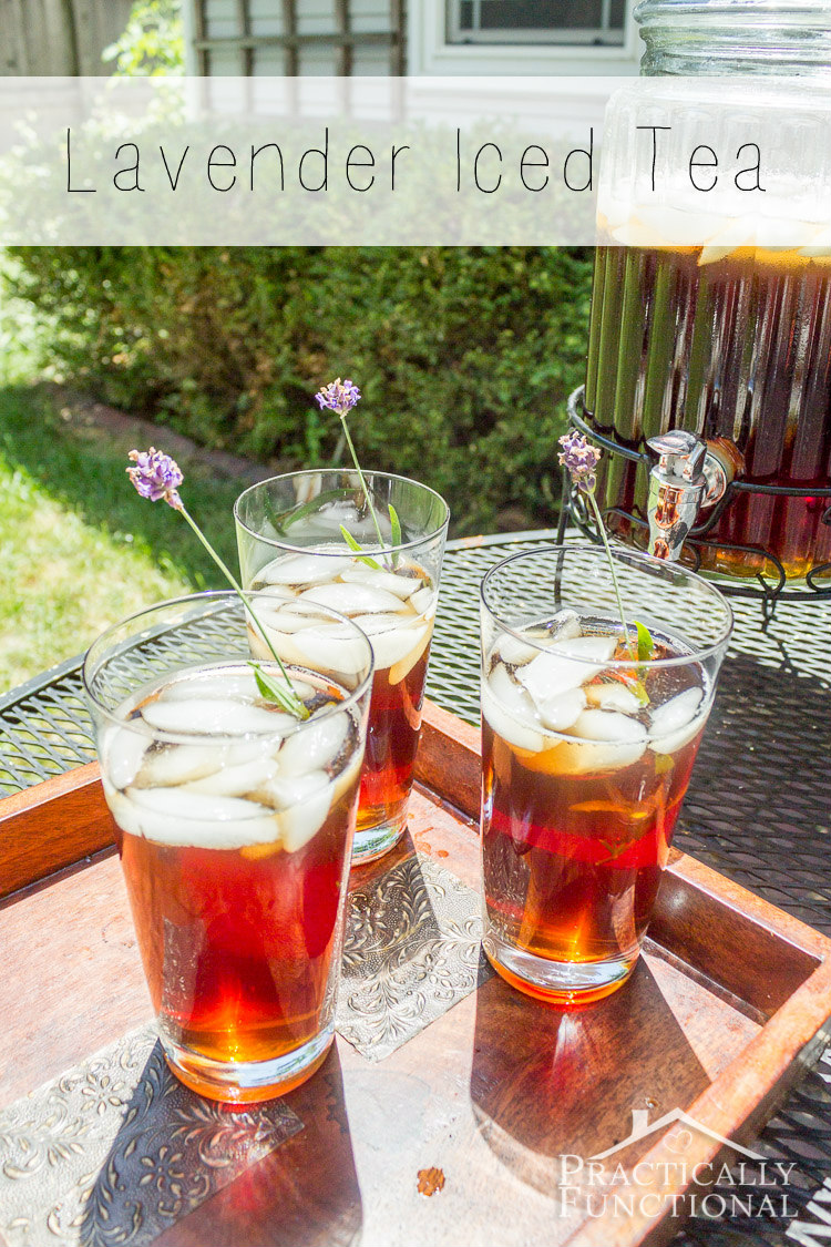 Lavender Iced Tea Recipe Practically Functional