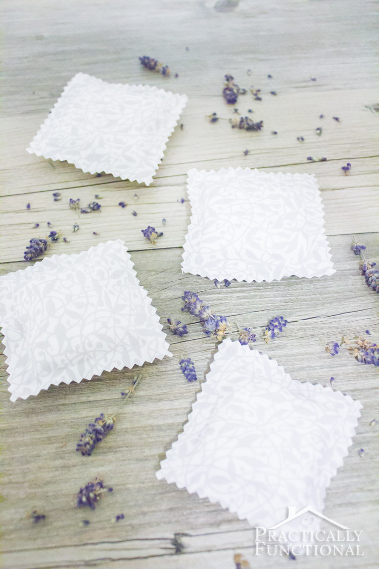 DIY NoSew Drawer Sachets