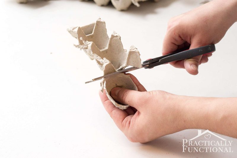 Make These Cute Egg Carton Chicks From A Recycled Egg Carton In Minutes!