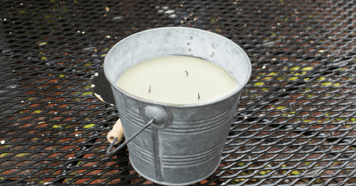 DIY Outdoor Citronella Candle Practically Functional