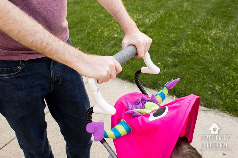 How To Make A DIY Stroller Handle Extender With PVC Pipe 4 Ways!