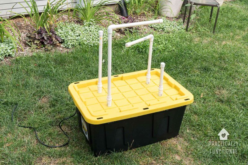 DIY Water Table With Fountains And Sprayers
