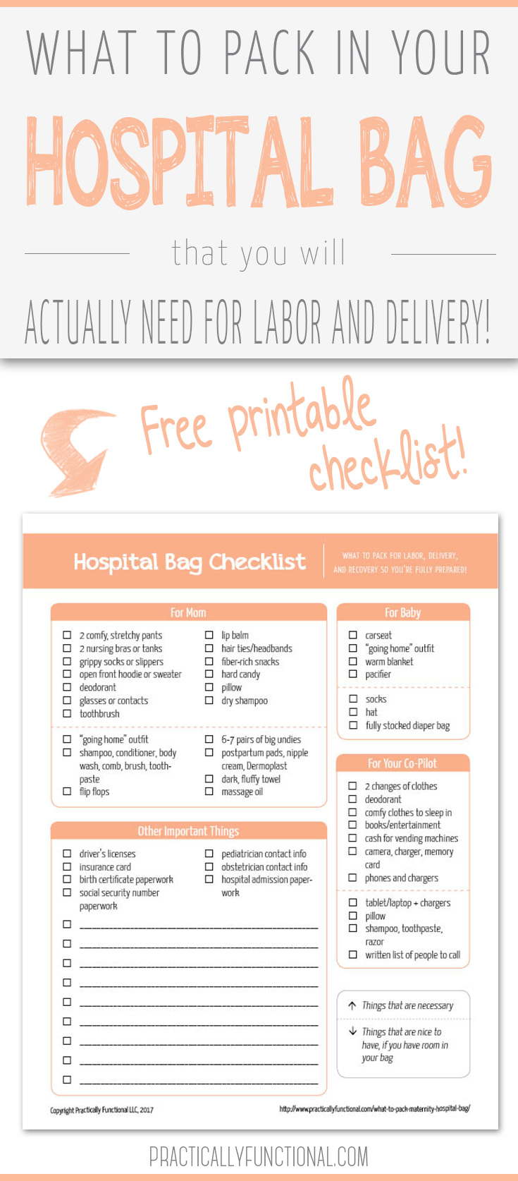 What You Actually Need In Your Maternity Hospital Bag