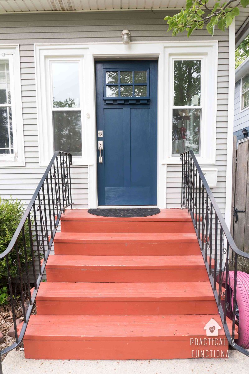 How To Paint A Door The Easy Way!