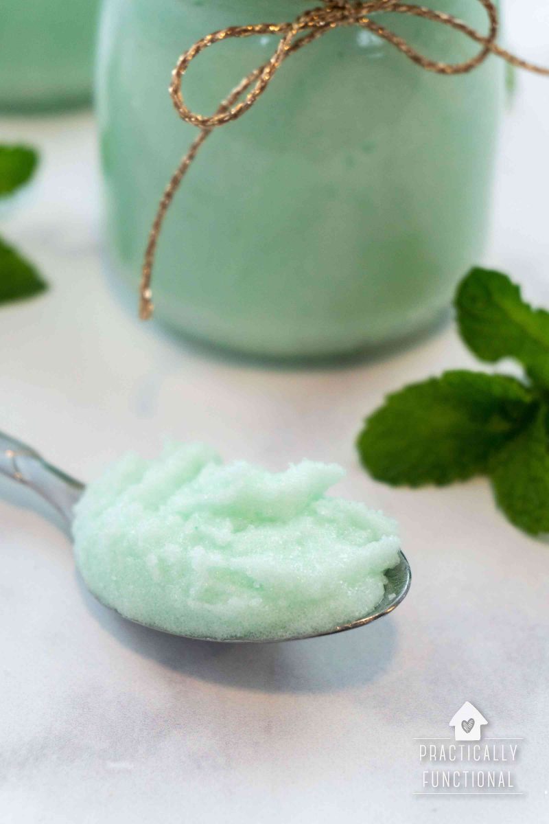 Homemade Mint Sugar Scrub Recipe