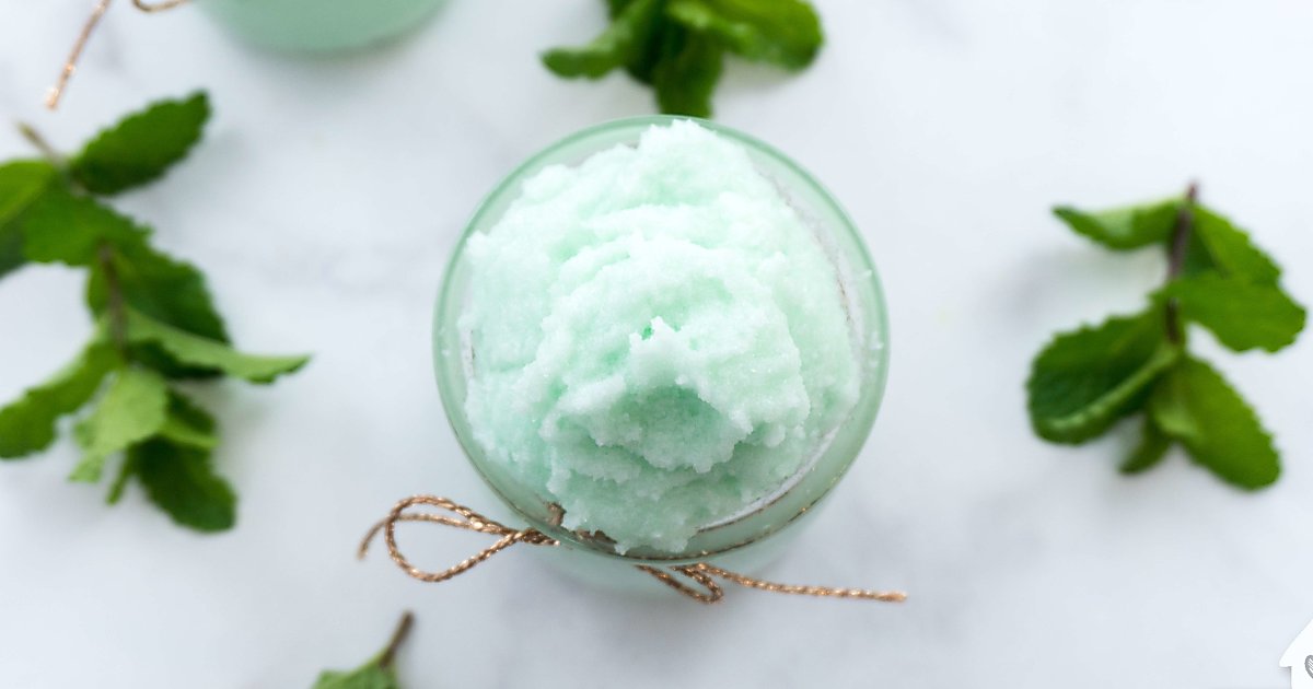Homemade Mint Sugar Scrub Recipe Practically Functional