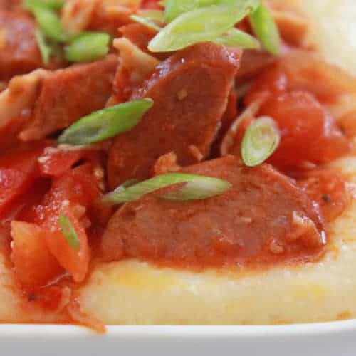 15 Minute Andouille Sausage and Grits Recipe Practically Homemade