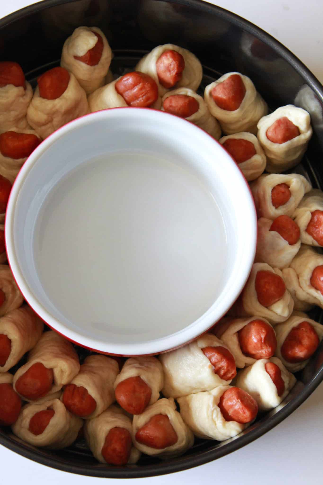 Little Smokies Pigs in a Blanket Wreath Practically Homemade