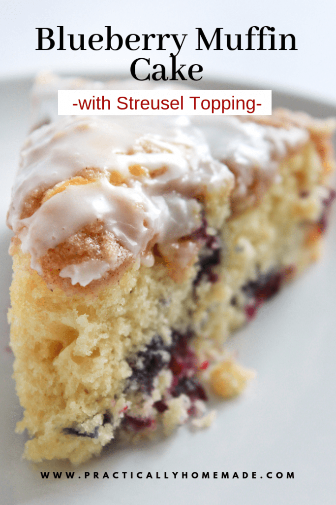 Blueberry Muffin Cake Practically Homemade