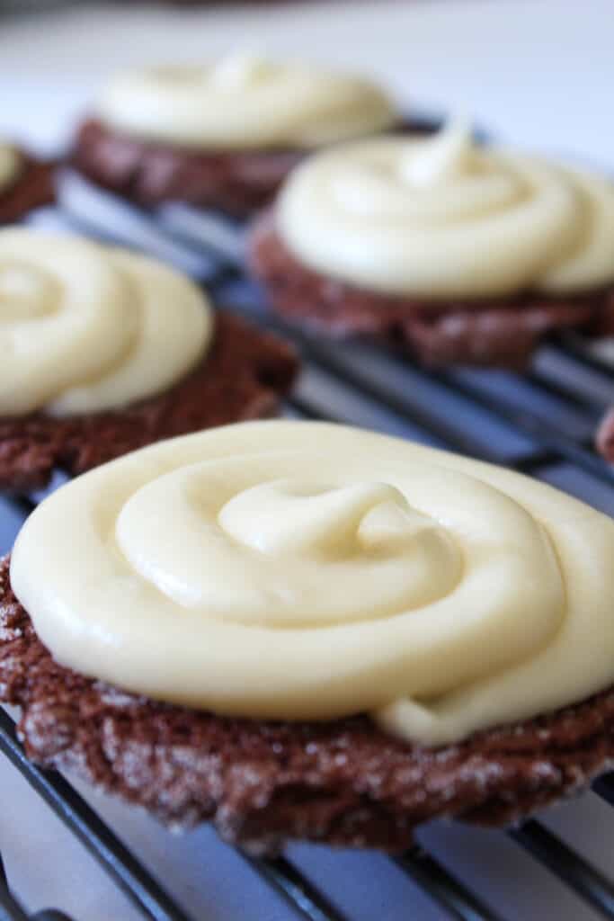 Chocolate Sandwich Cookies Cake Mix Cookies Practically Homemade