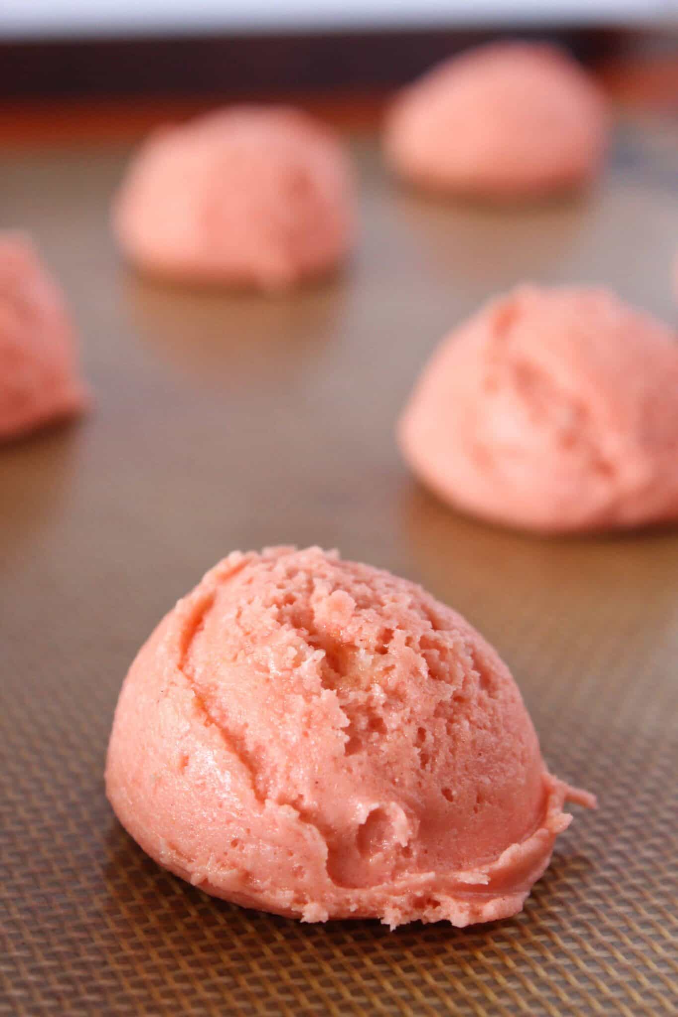 Easy Strawberry Cake Mix Cookies Practically Homemade