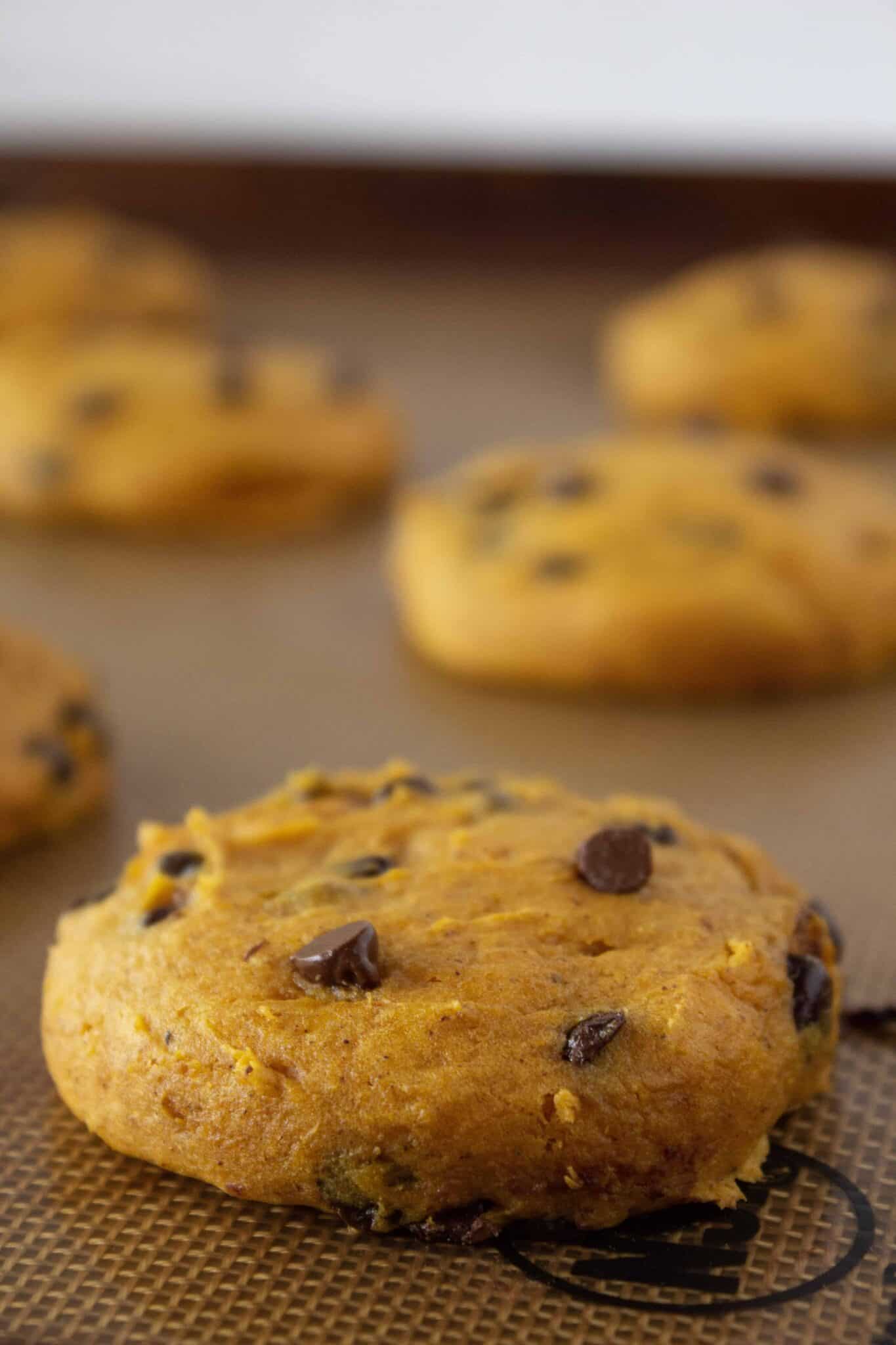 Pumpkin Chocolate Chip Cookies with Cake Mix Practically Homemade