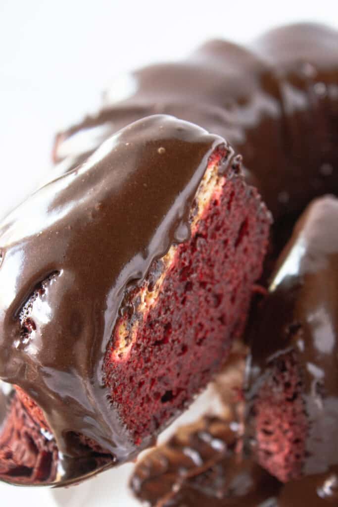 Black Bottom Red Velvet Bundt Cake Recipe Practically Homemade